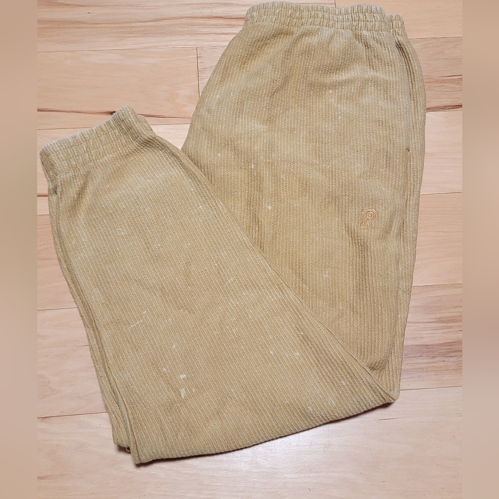 Pink cordoroy sweatpants